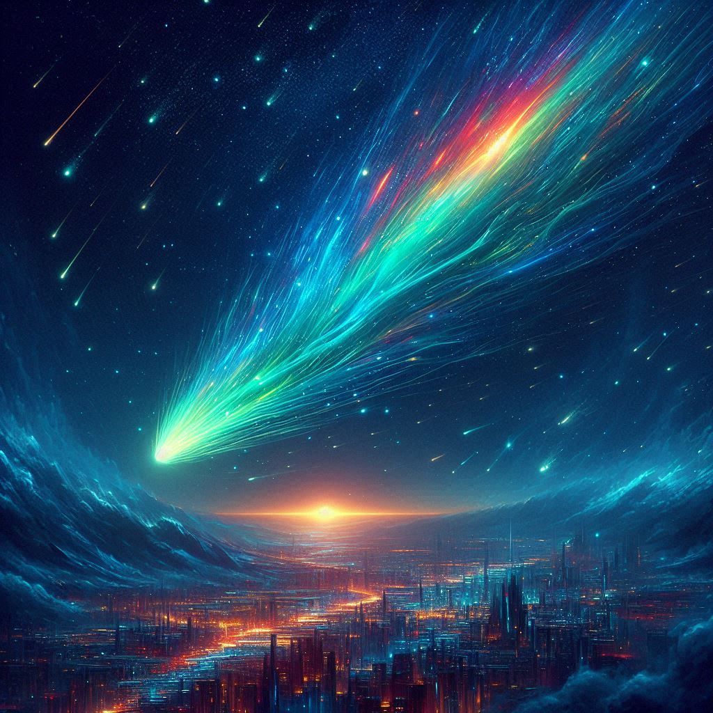 hurtling through space