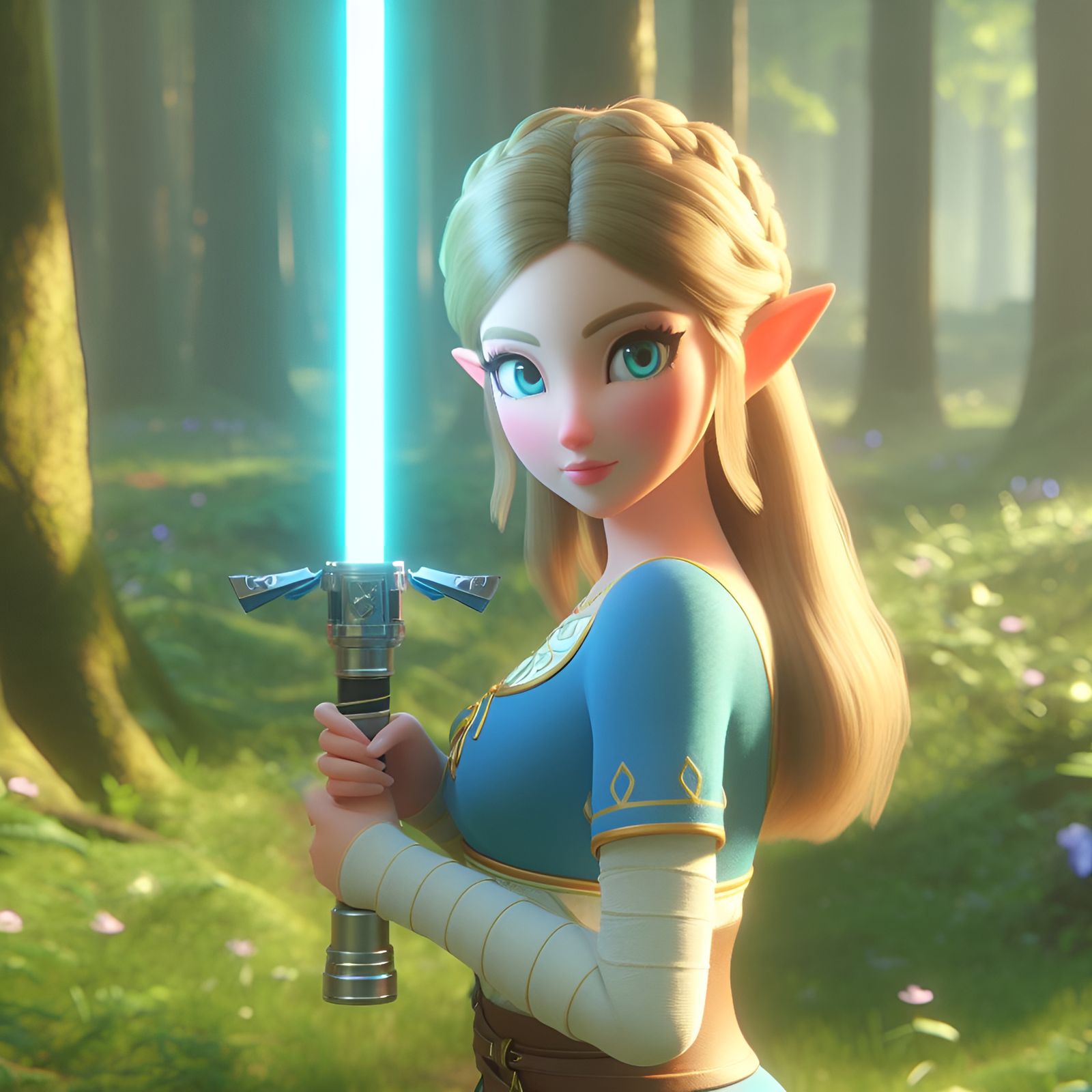 "I use the triforce."