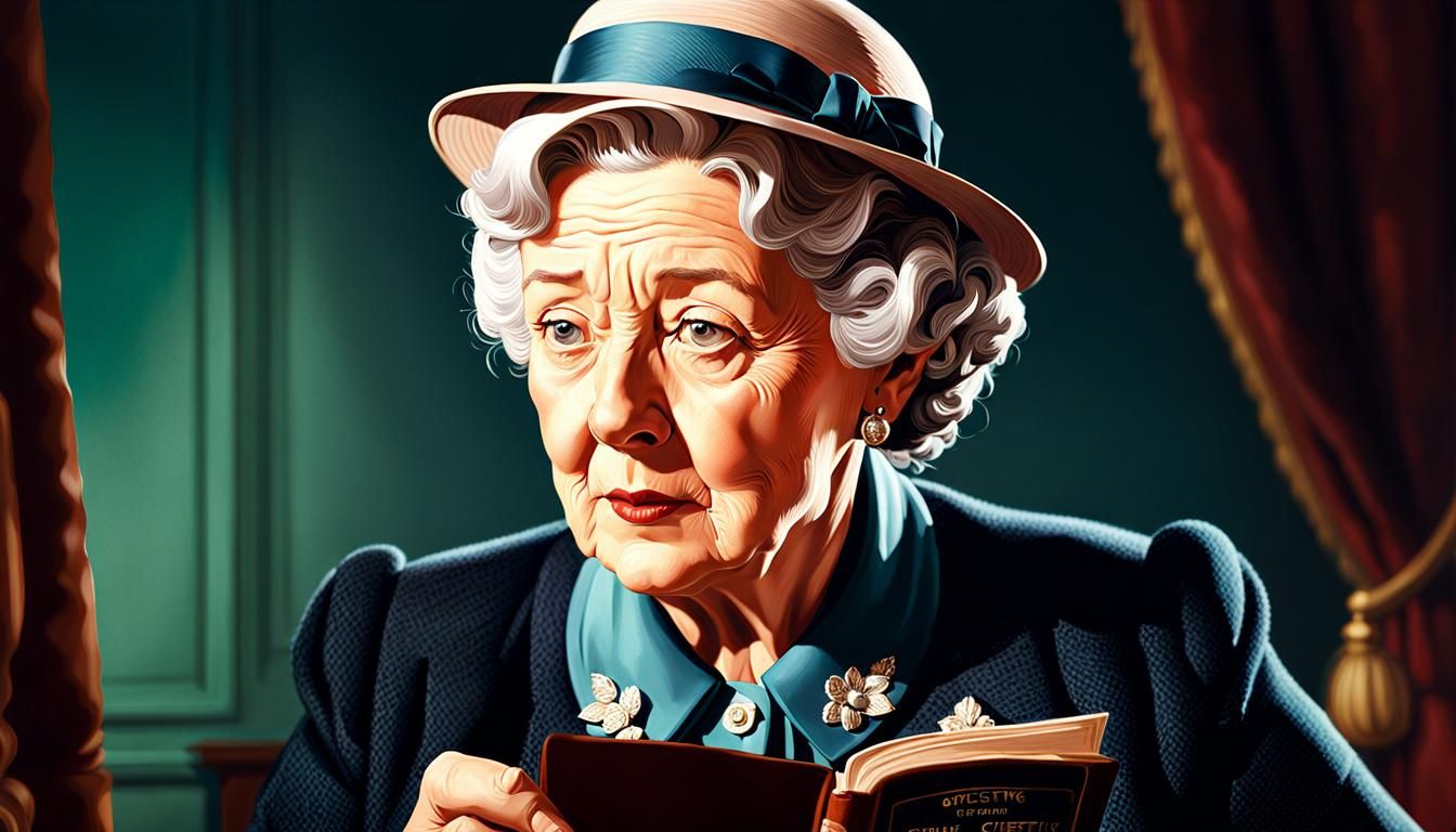 Portrait of detective Miss Jane Marple (from the novel by Agatha Christie)  - AI Generated Artwork - NightCafe Creator