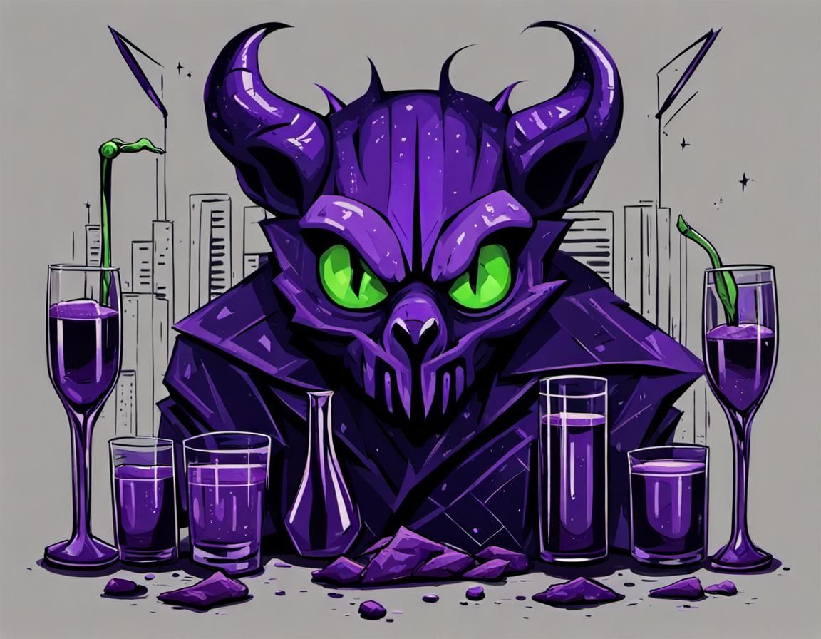 😈 🍸 🌃   by @Eastern Indigo