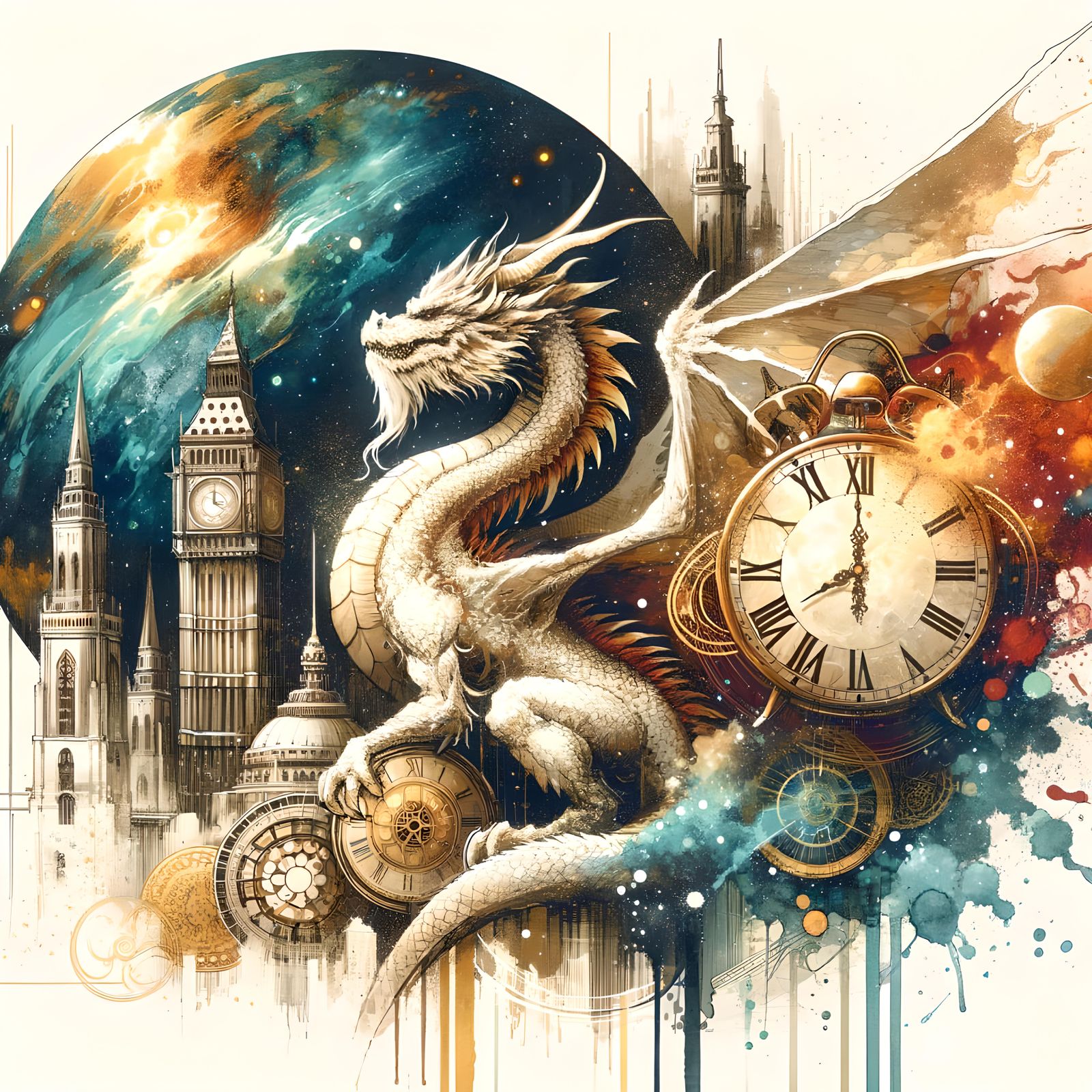 In the Time of Dragons  by @Vixsin