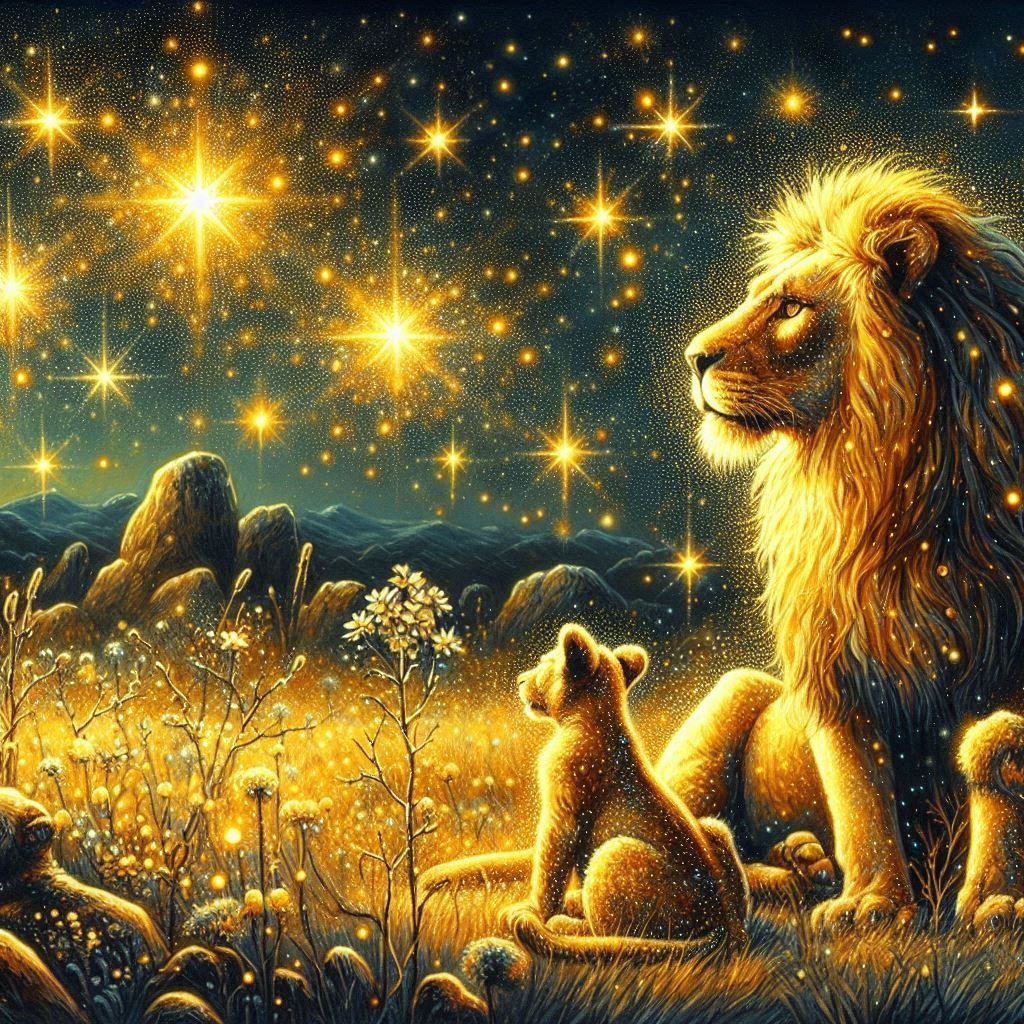 Yellow Ochre Lion   by @Elektra