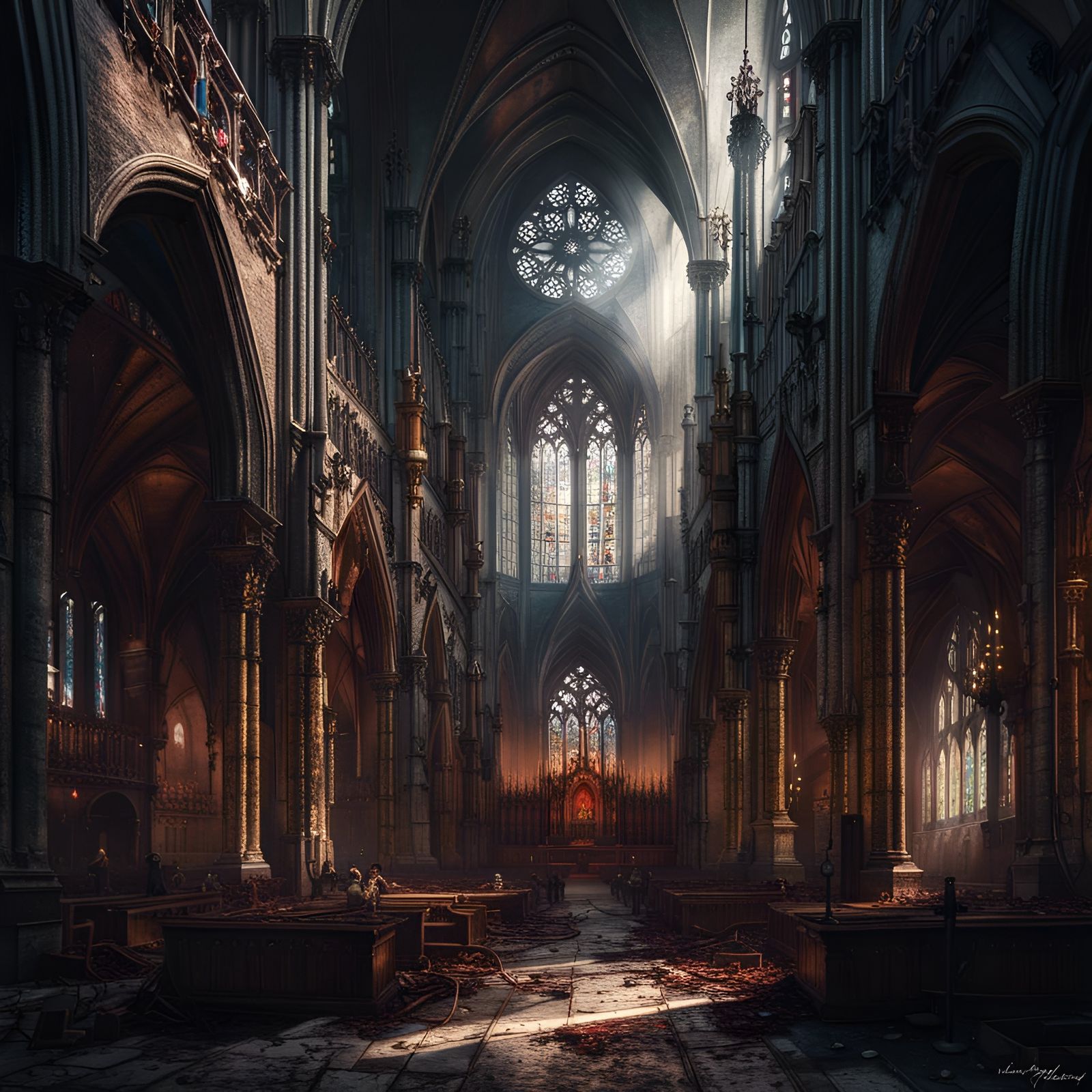 Gothic Cathedral   by @Ash