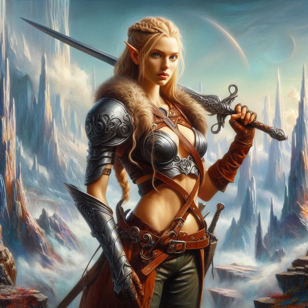 Frynna, Warrior Elf of Ganymede