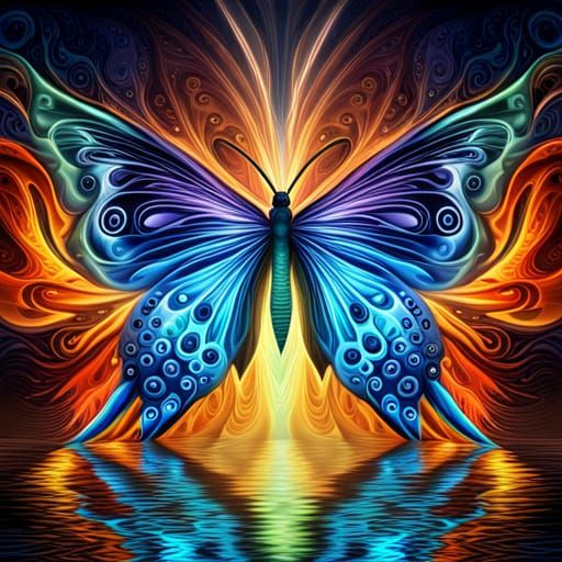 Butterfly - AI Generated Artwork - NightCafe Creator