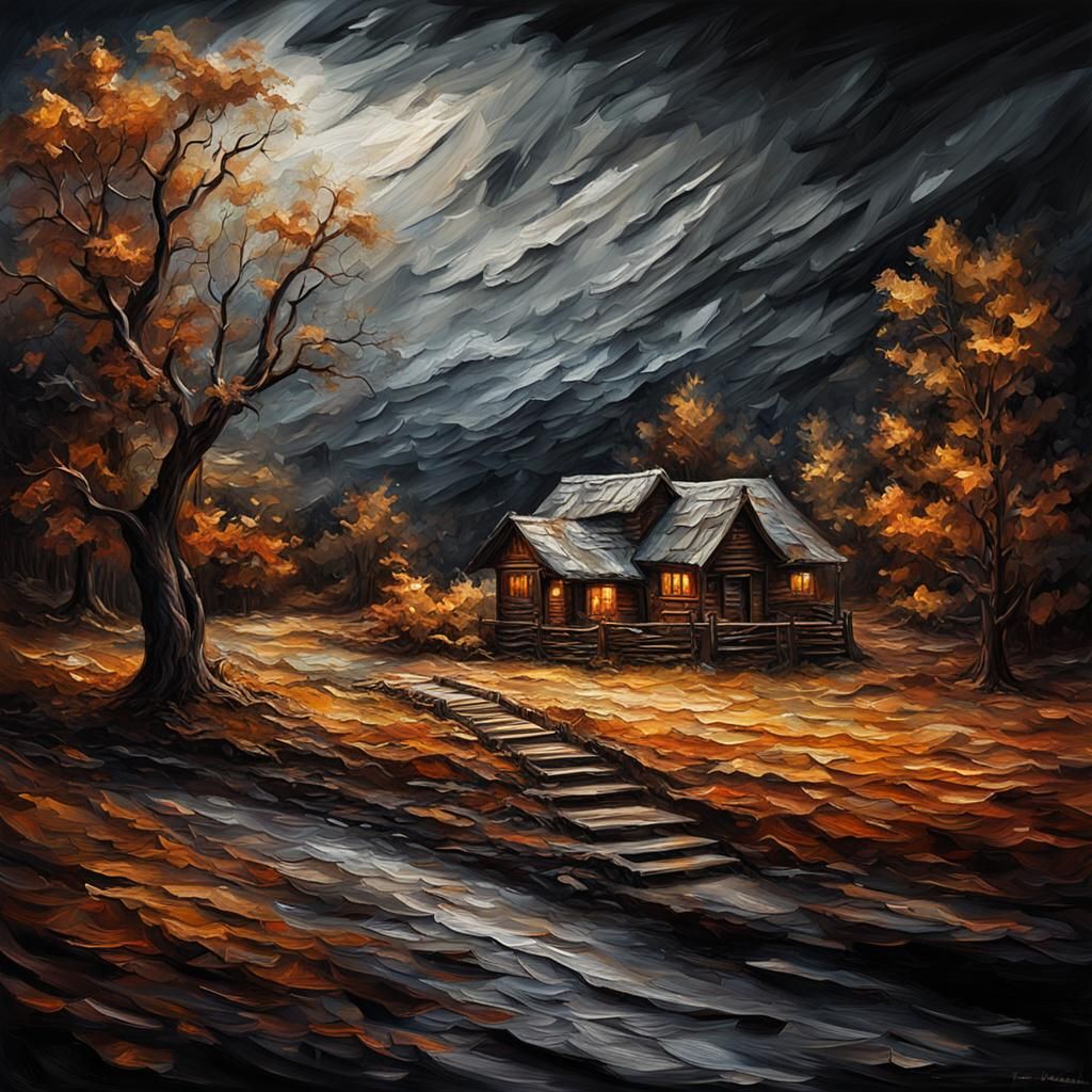 Impasto painting  by @Chris Stagg