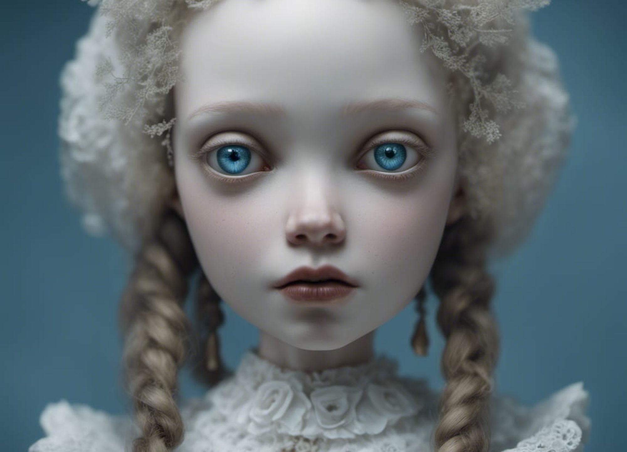 beautiful porcelain doll face