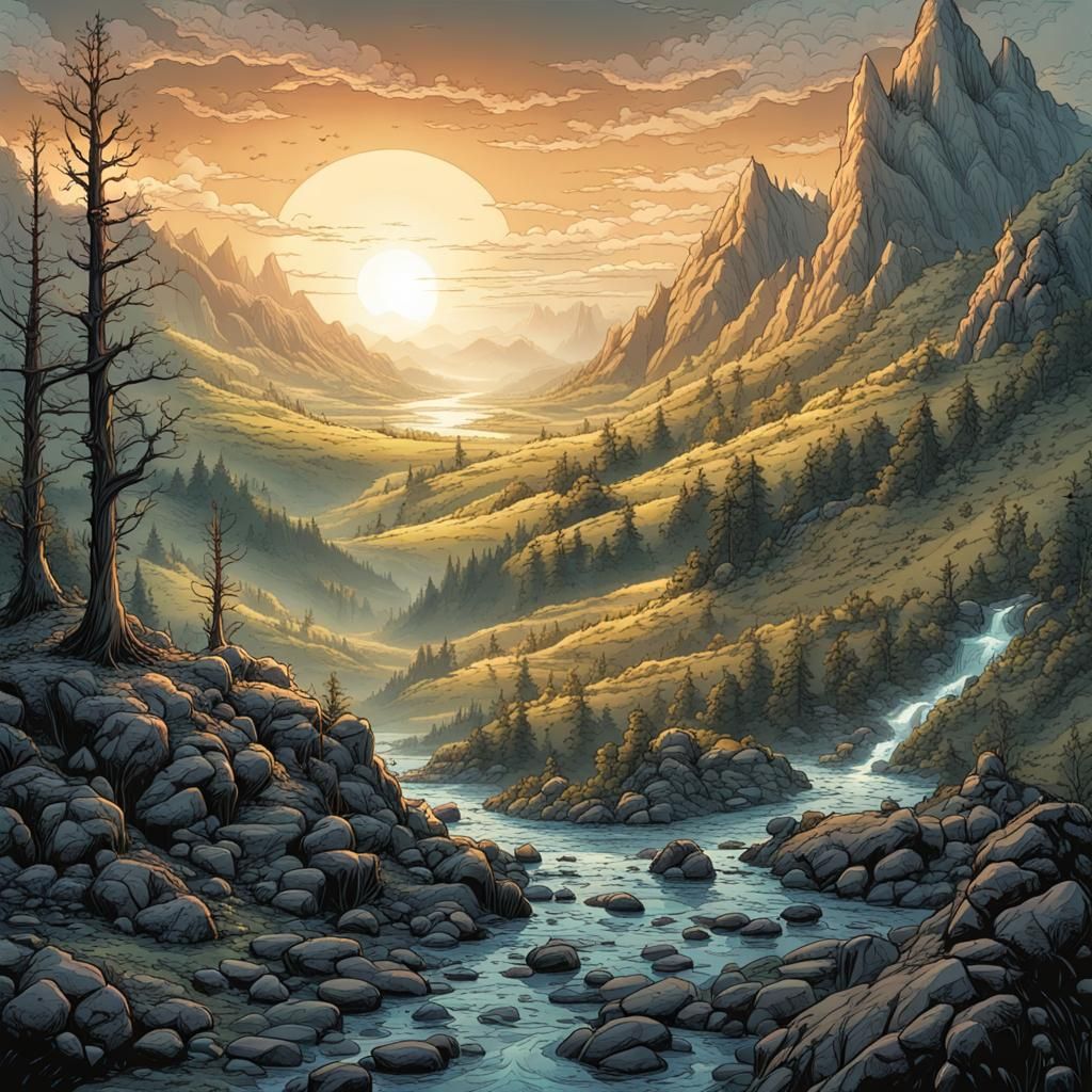 misty mountain  by @beyondIdeas