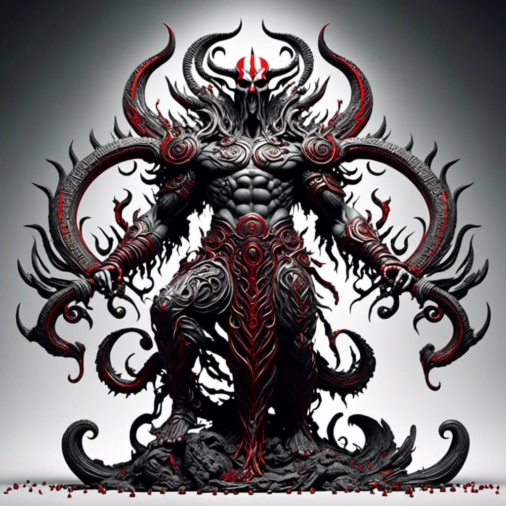 3D digital art <lora:Inspiration:1.0> Ancient God of war full body portrait. highly detailed; 