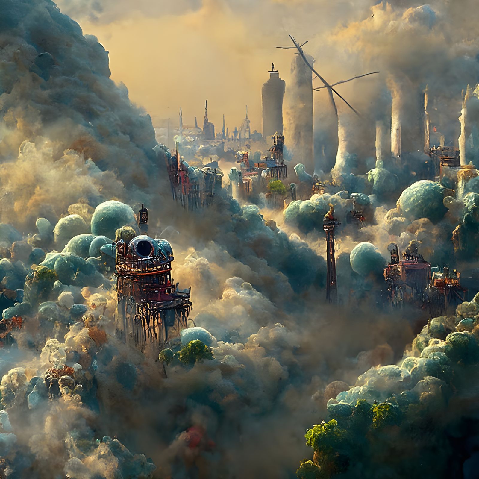 pollution city