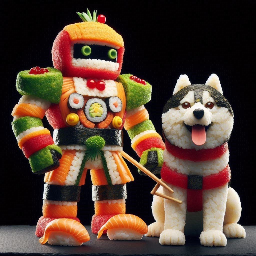 Sushi Humanoid and Sushi Animal