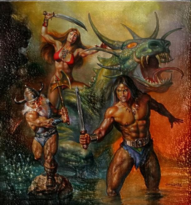 Video Game - Golden Axe II 