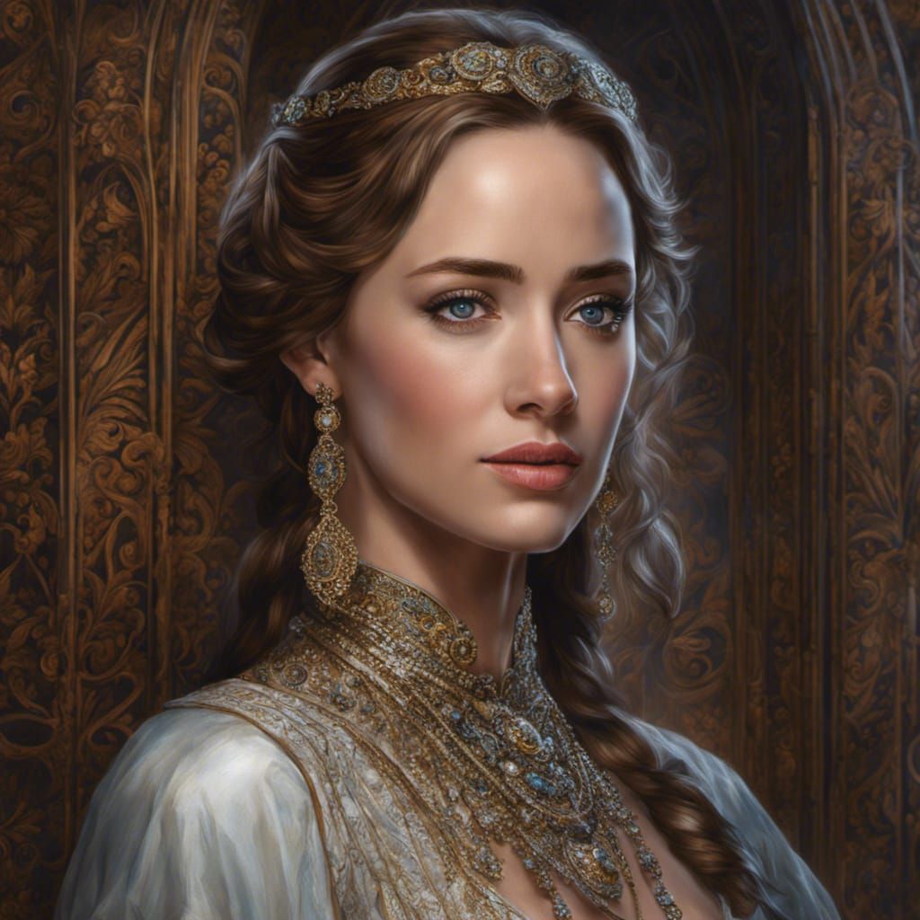 Emily Blunt #1 - AI Generated Artwork - NightCafe Creator