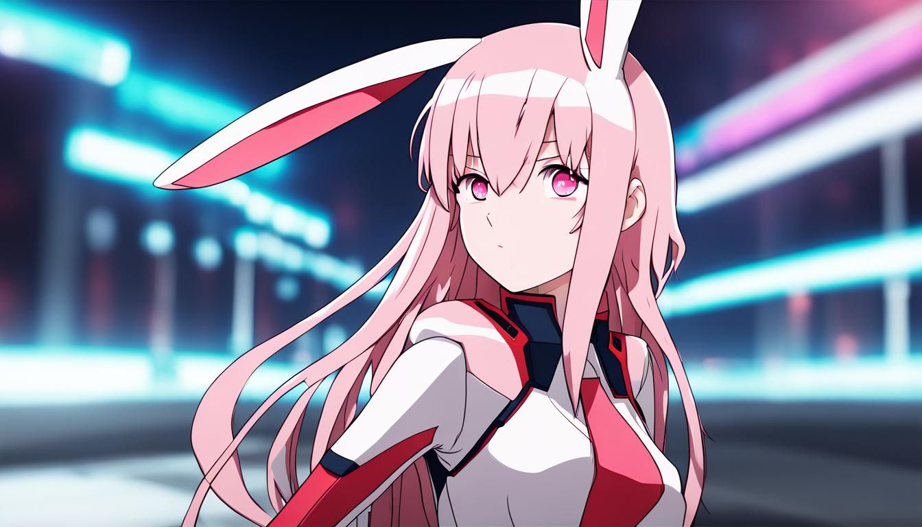 bunny Zero Two Darling in the Franxx style - AI Generated Artwork ...