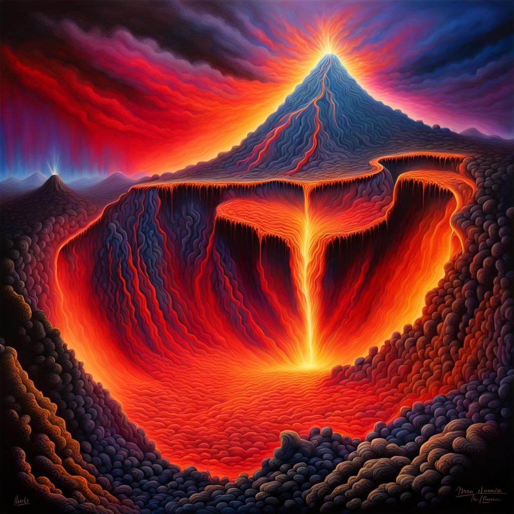 Inside an Active Volcano