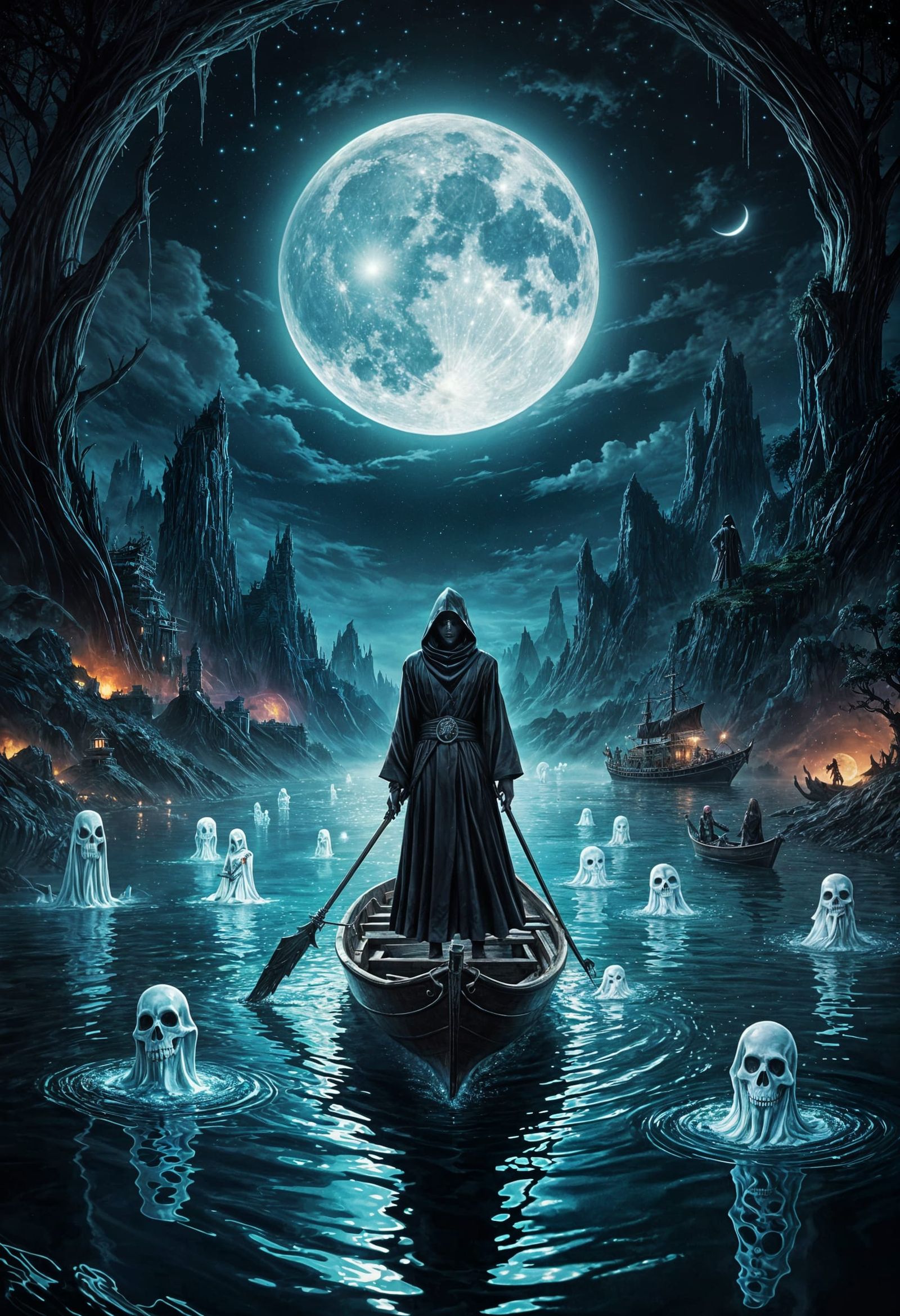 For whom the bell tolls, the Ferryman shall collect the toll 🪙  by @new2ai