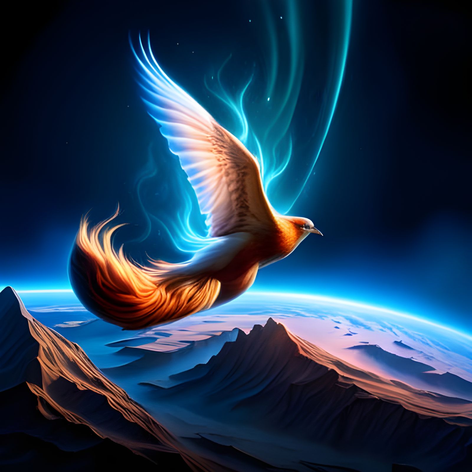 Mythical Bird - AI Generated Artwork - NightCafe Creator