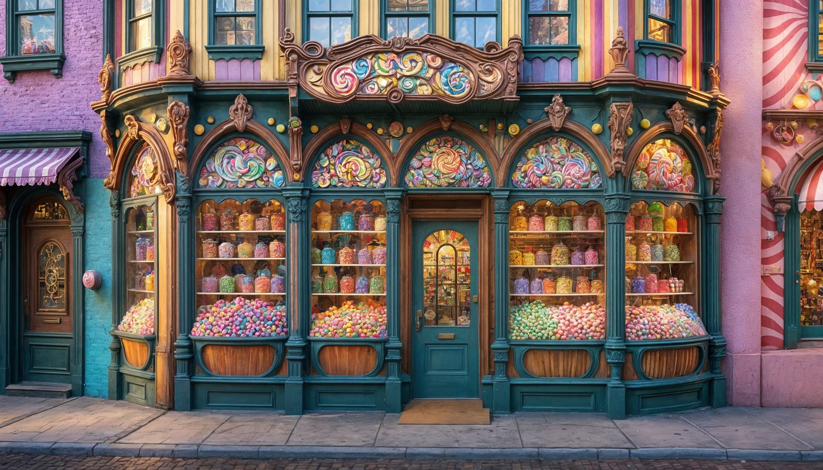 Whimsical Victorian Candy Shop  by @Soynuts