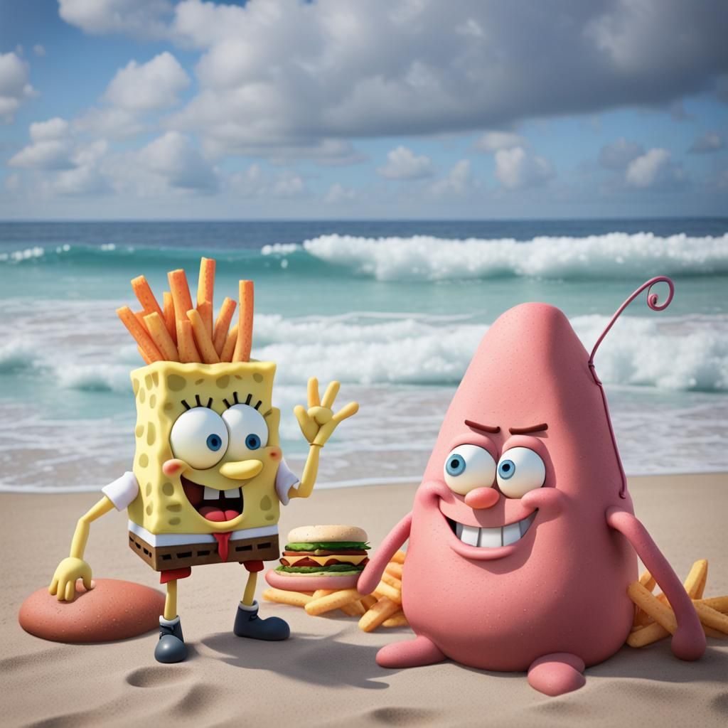 Like ketchup and fries, or a Krabby Patty hot,
Their friends...