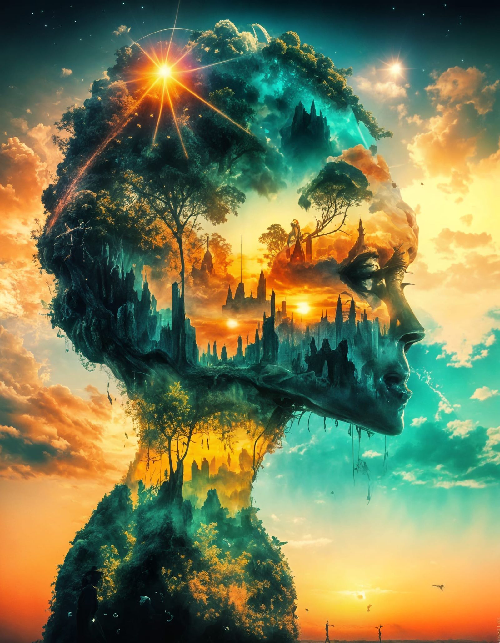 <lora:DUBLEX vDS8:1.0> <lora:Bingo-test:1.0>  Dancing Durian fruit behind the voodoo priest in the yellow suit 8k resolution concept art lik...