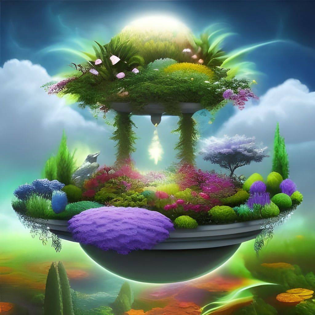 mystic garden AI Generated Artwork NightCafe Creator