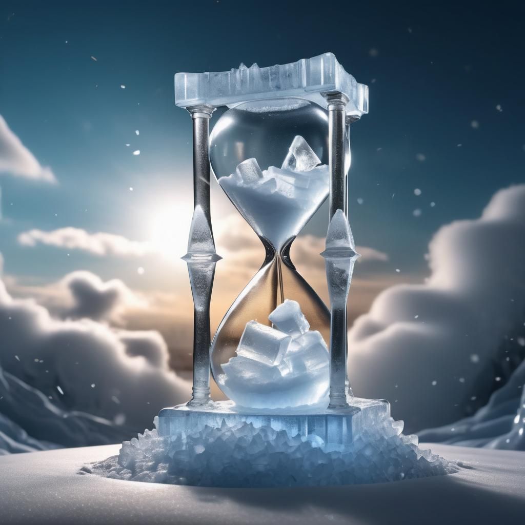 An hourglass   by @OhHoppla