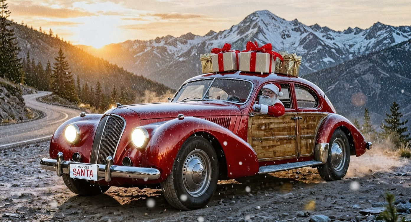 Santa's 1930 Sports Car