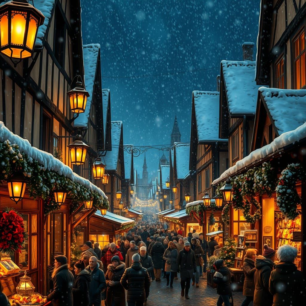 Christmas market in Alsace  by @Olchap
