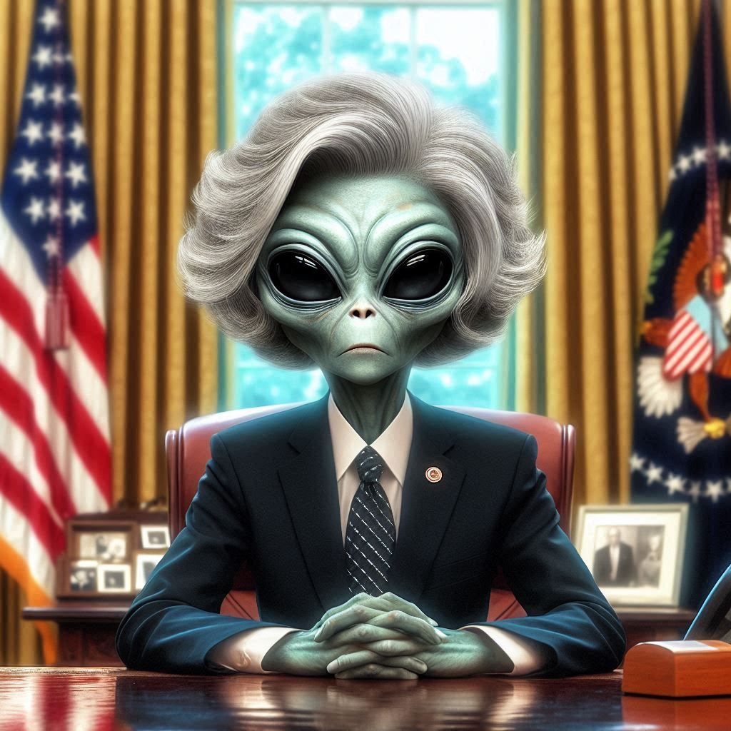 An alien President of USA