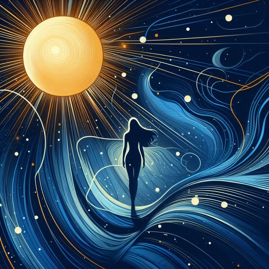 Don't try to understand. Just feel the blue. Breathe.