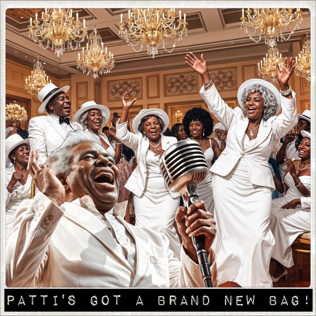 Patti's got a brand new handbag! Which one of ya booked this...