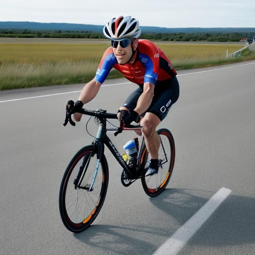 bicycle race on highway 666