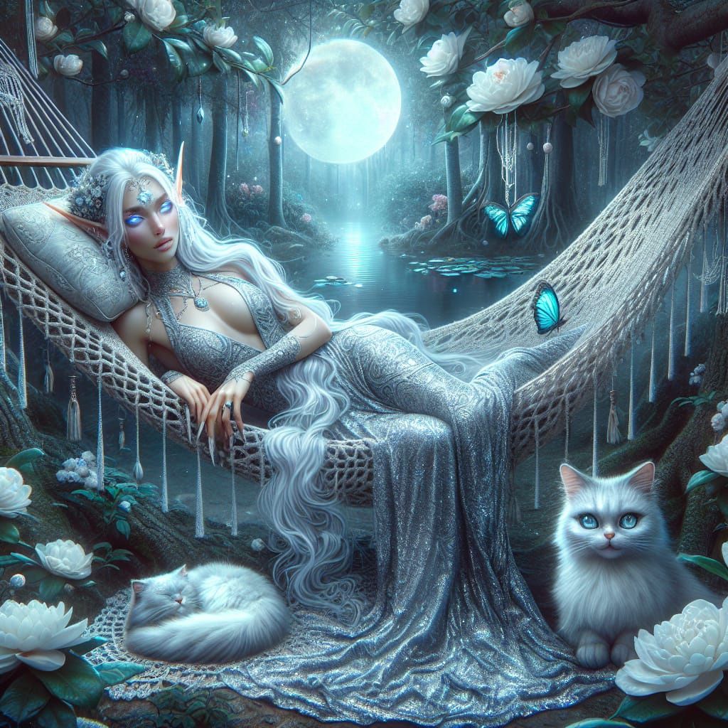 Magical Moonlight Bathing