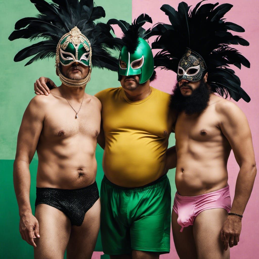 three buddys at the maskerade