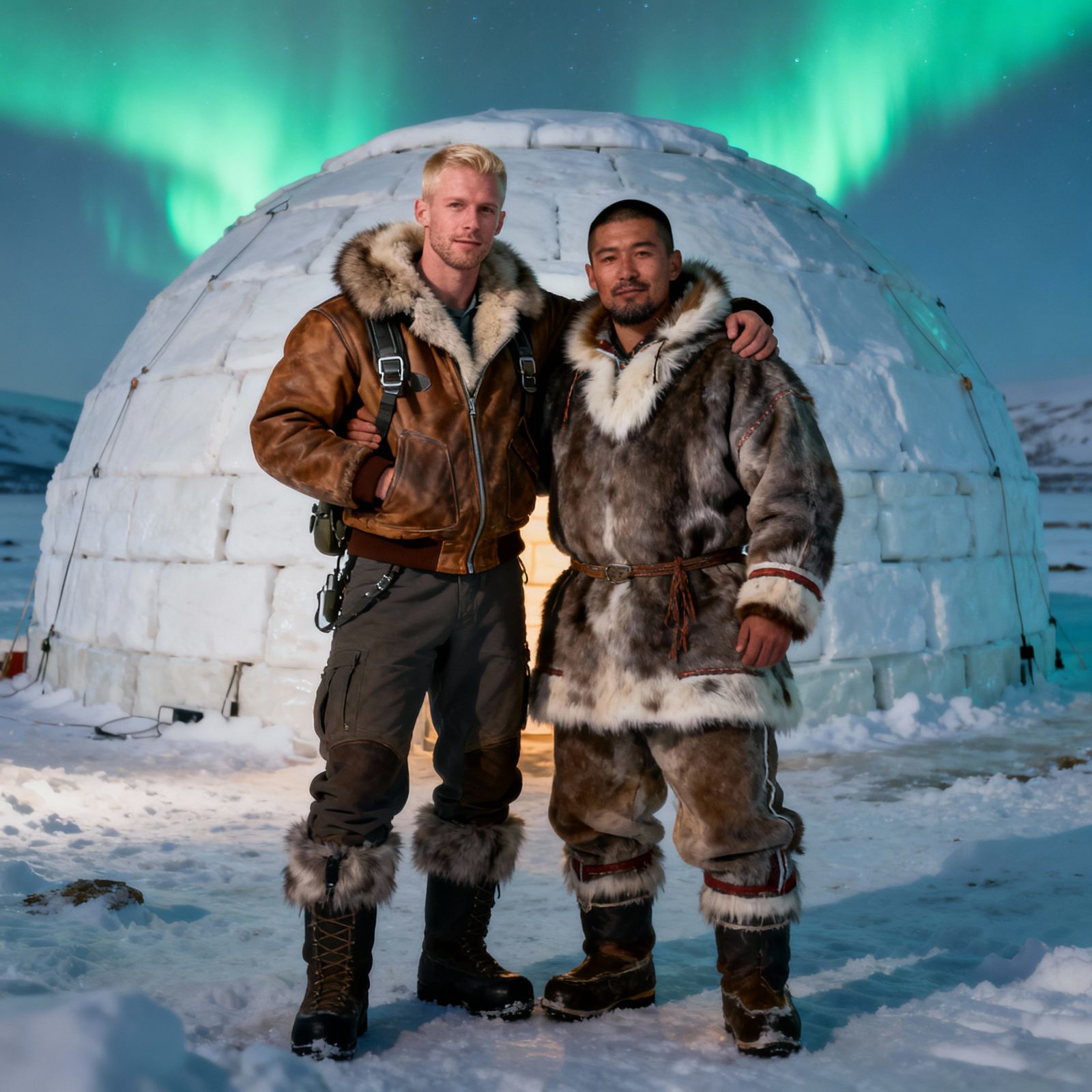 Watching the aurora borealis