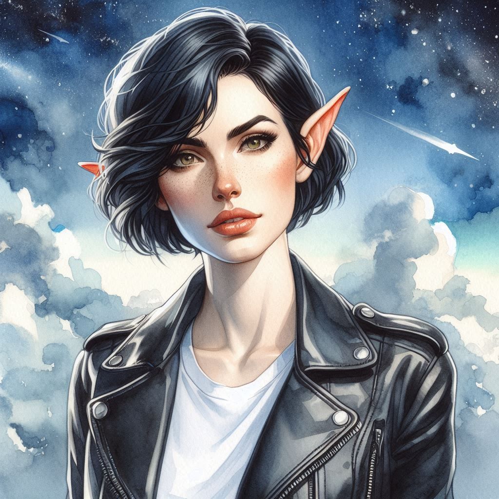 "A Cosmic Fantasy" Storybook Illustration