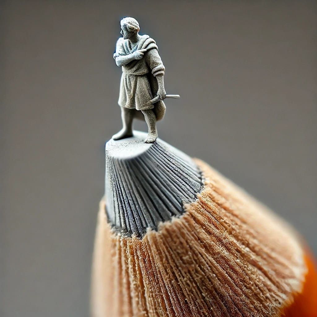 Pencil Lead Carving