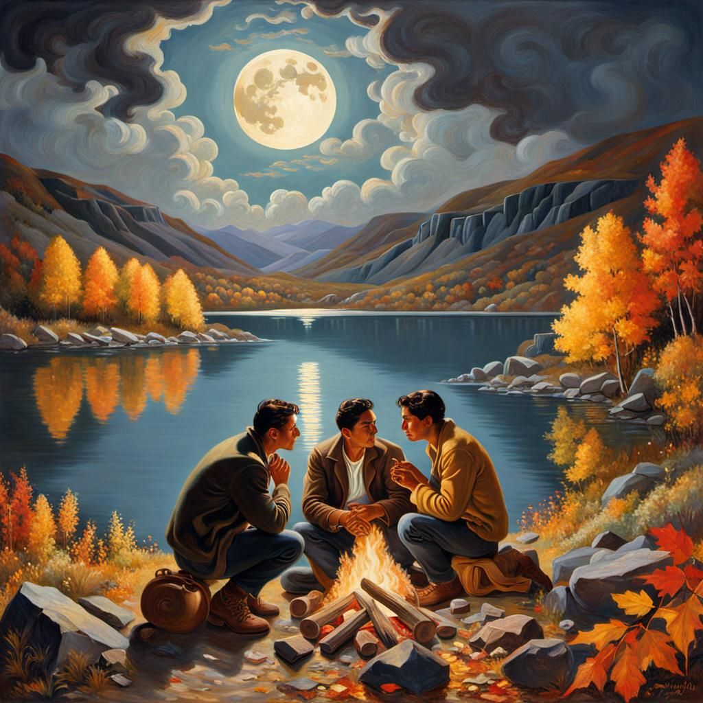 Stories over the campfire