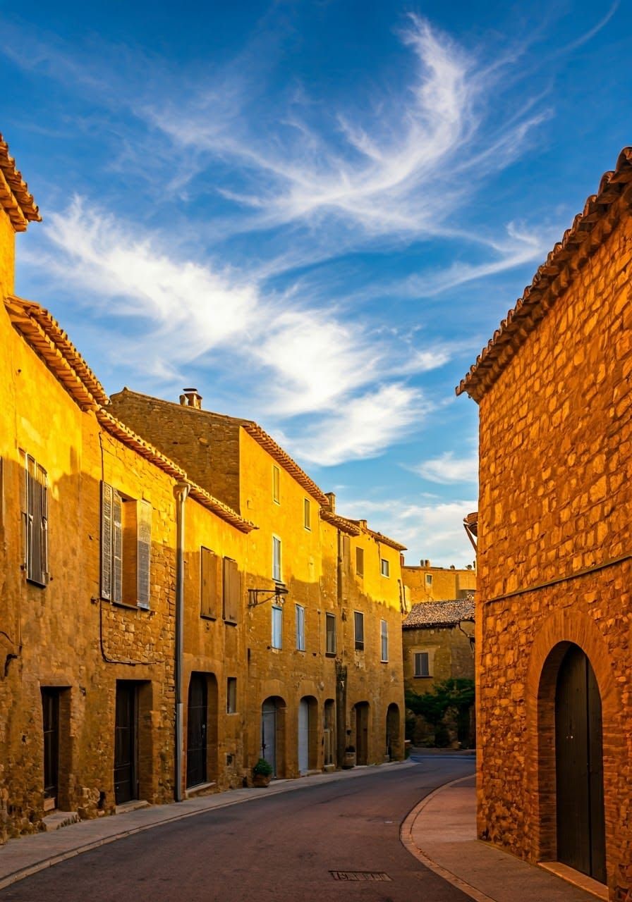 Roussillon, France a painter’s paradise with its rich, warm ...