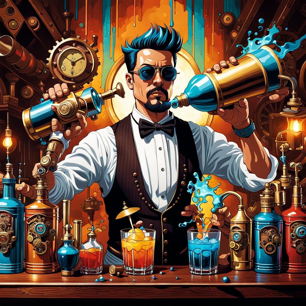 STEAMPUNK Bartender