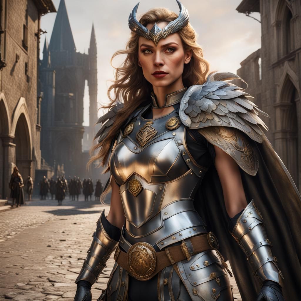 Hawkgirl Medieval! - AI Generated Artwork - NightCafe Creator