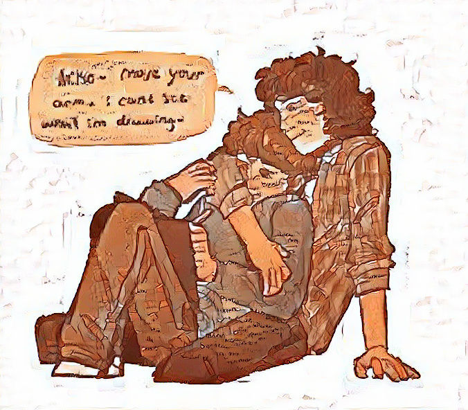 Nope, ur gonna have to draw blind ^^