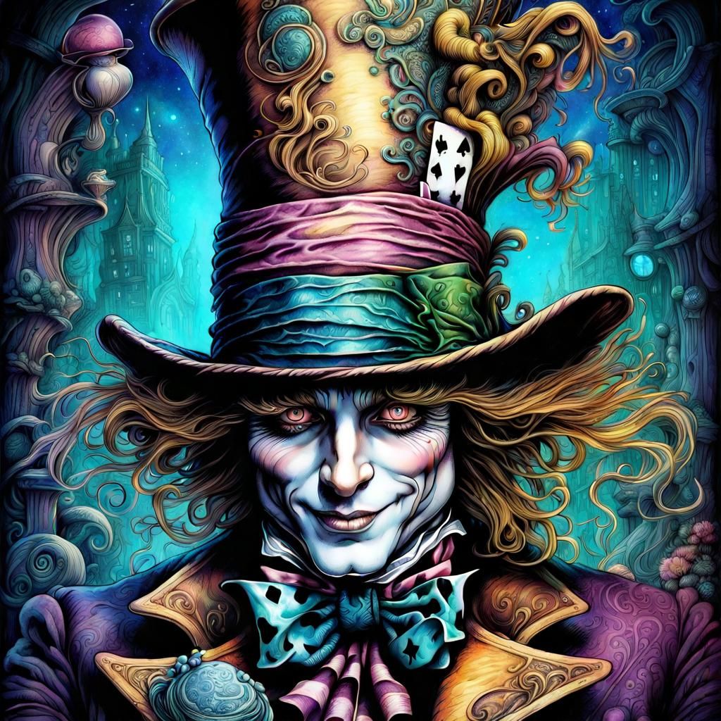 Mad Hatter - AI Generated Artwork - NightCafe Creator