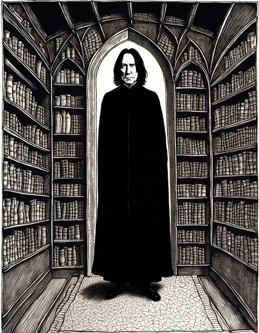 In the style of Edward Gorey AI Generated Artwork NightCafe Creator