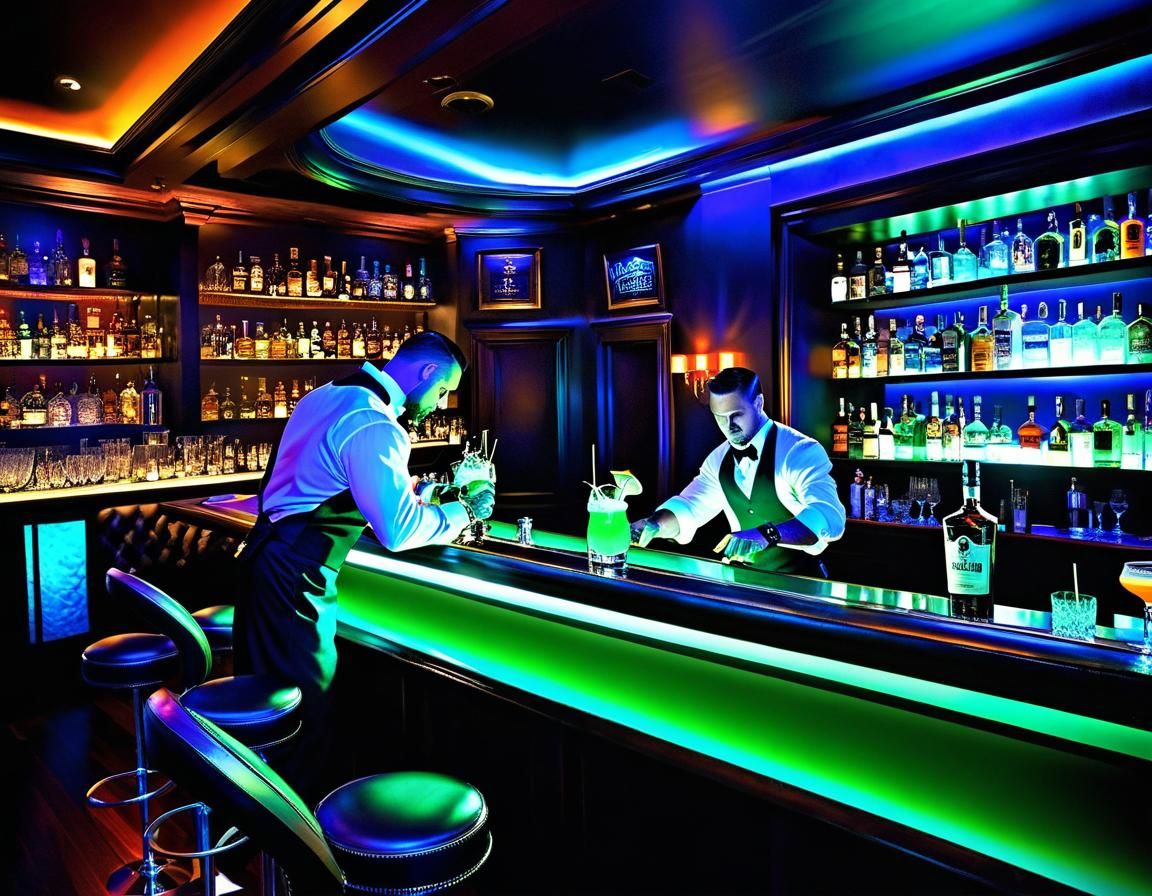 busy bartender
