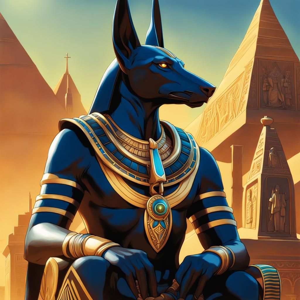 Anubis - AI Generated Artwork - NightCafe Creator