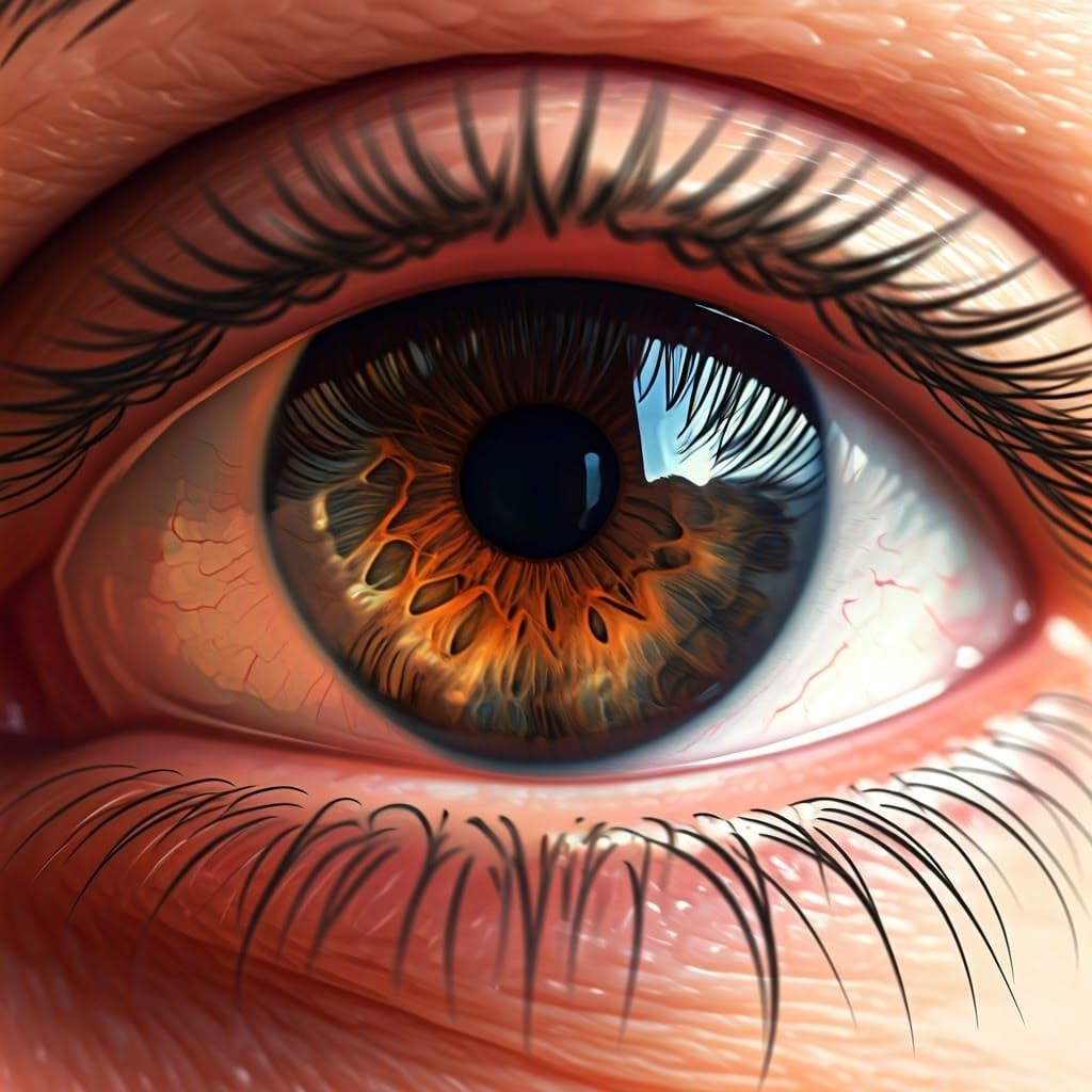 Surreal Eye Portraits in Digital Mysticism Style