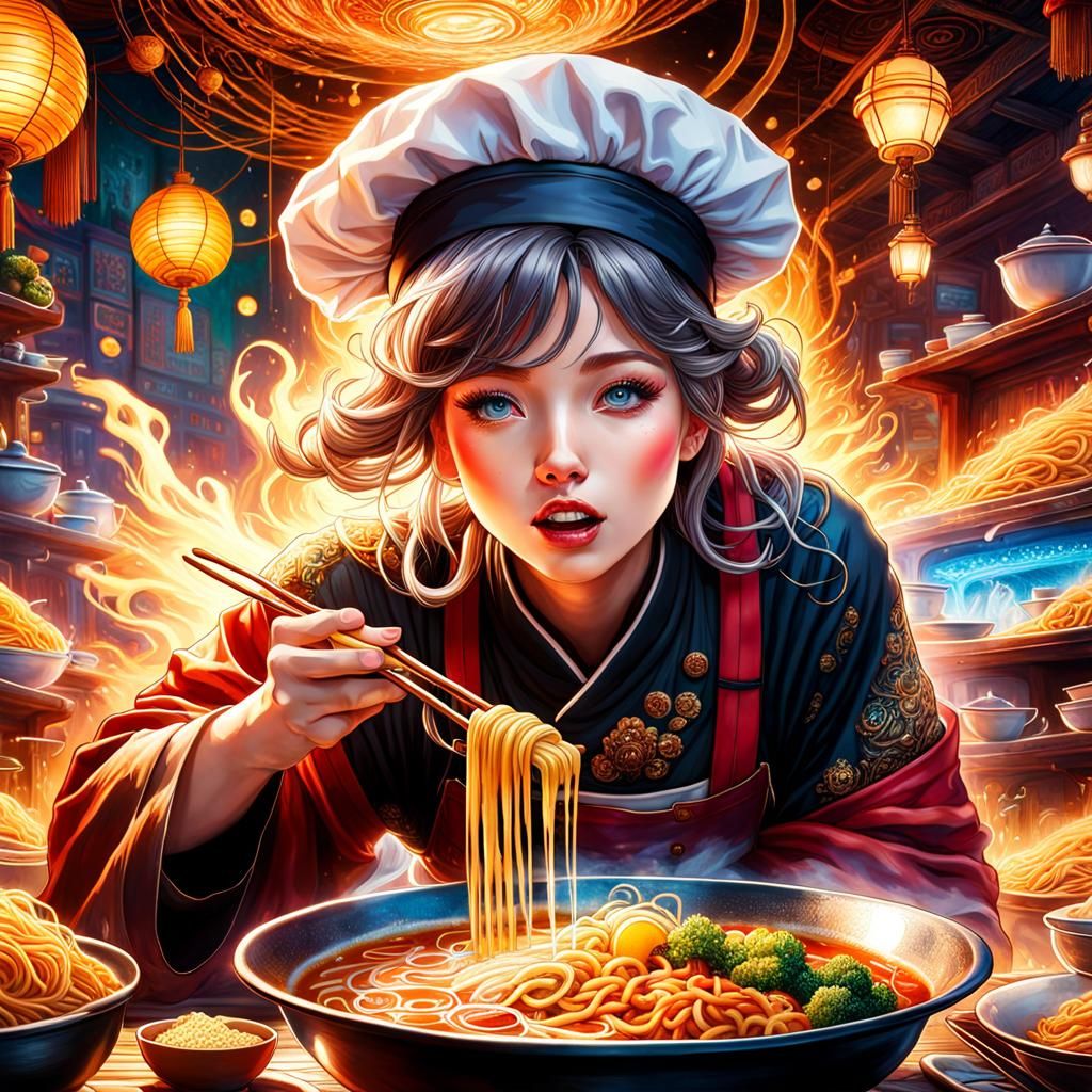 Ramen 🍜 👩‍🍳   by @TeacherMawer