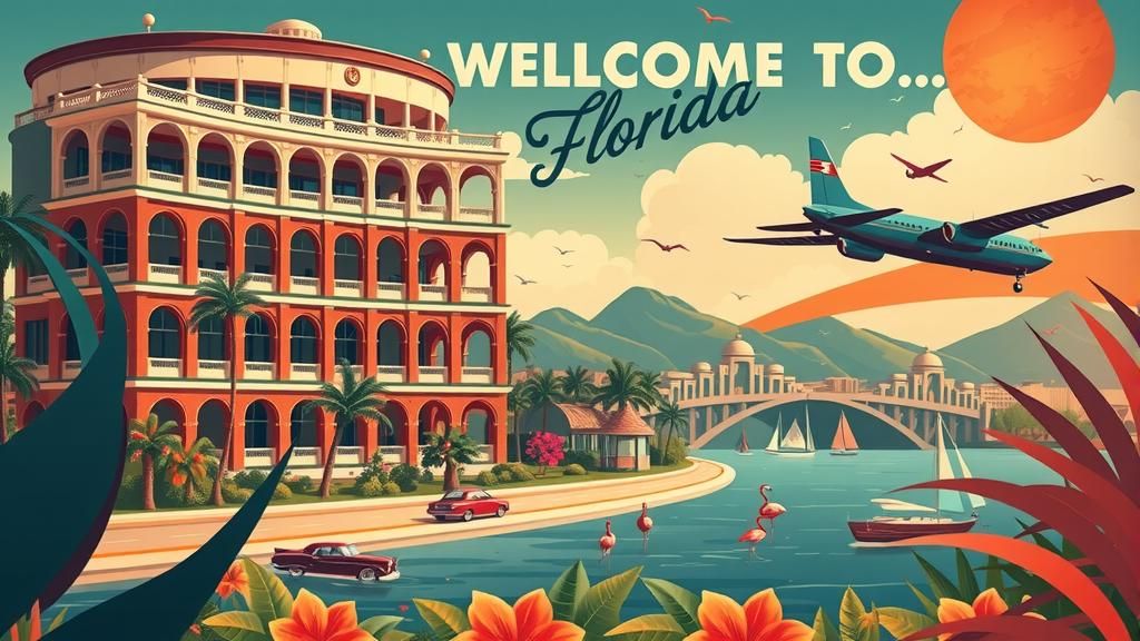 1950s Welcome to Florida  by @The Leycer