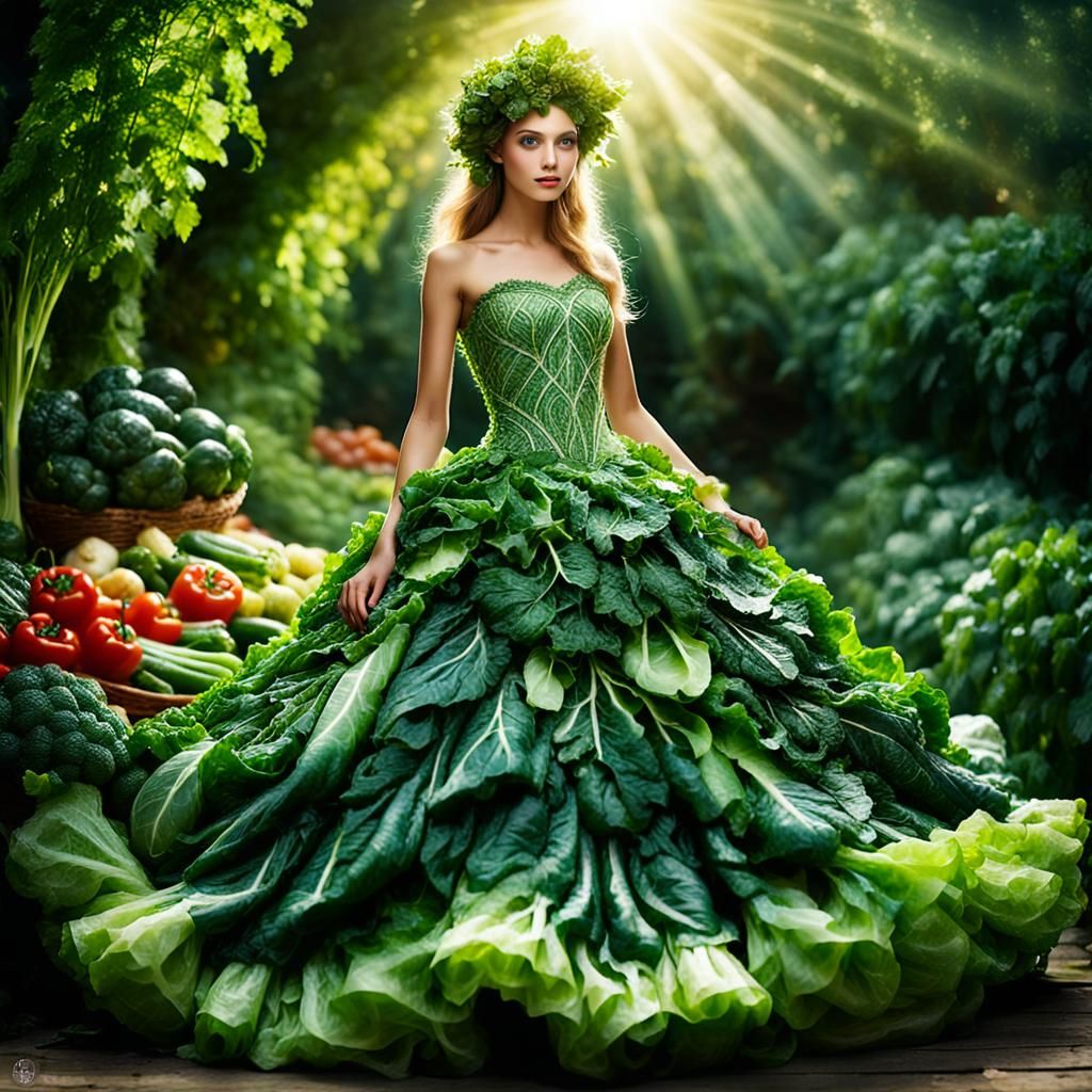 Miss Lettuce  by @Simplybe